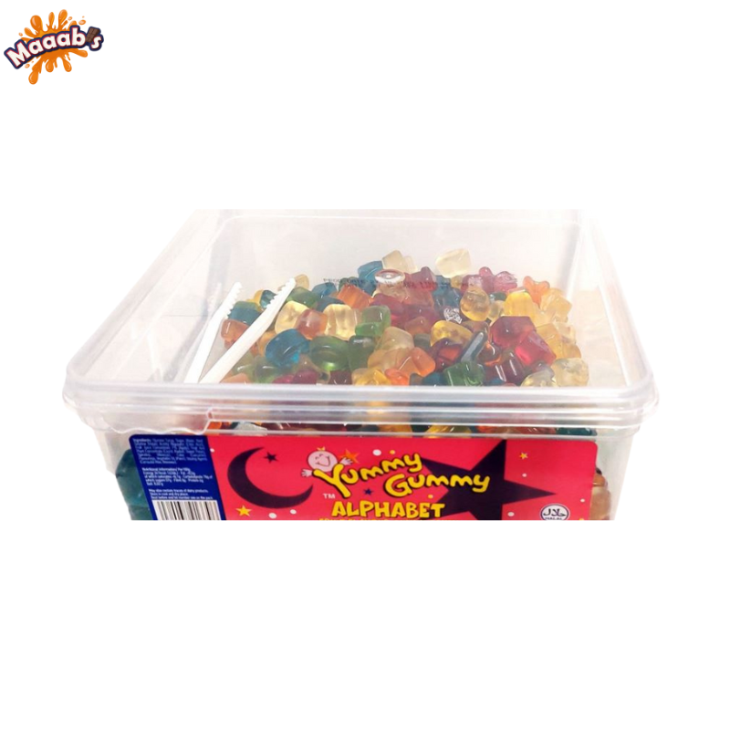 Yummy Gummy Tubs JELLY ALPHABET 1000g
