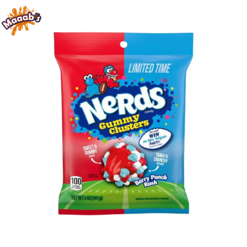 Nerds Gummy Clusters Berry Punch Pouches 85g
