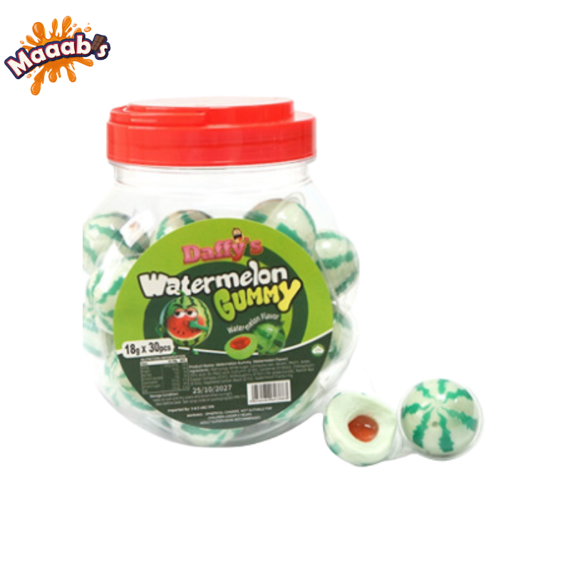 Daffy’s Watermelon Gummy 30 x 540gm Jars 