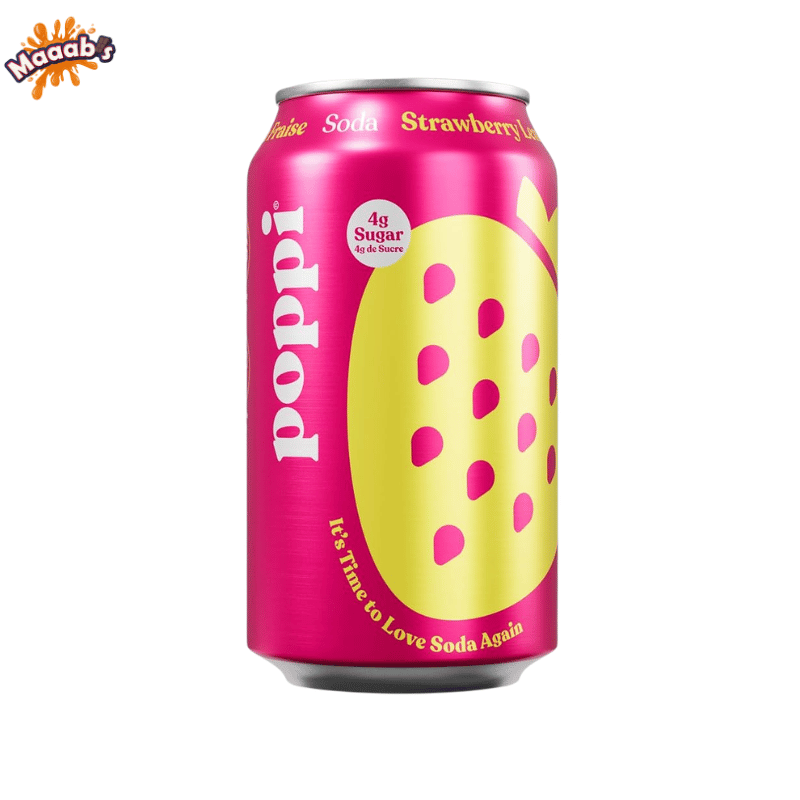 Poppi Strawberry Lemon 355ml X 12 Pack