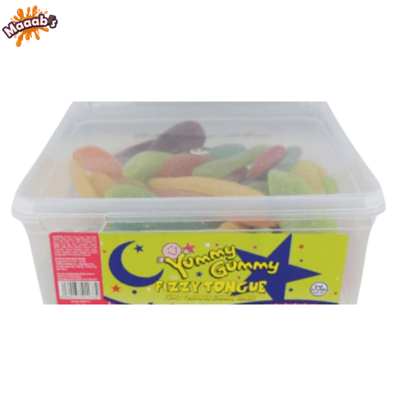 Yummy Gummy Tubs FIZZY TONGUE 1000g