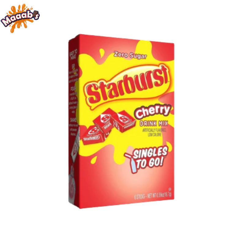 Starburst Cherry Zero Sugar Singles to Go - 0.59oz(16.7g)