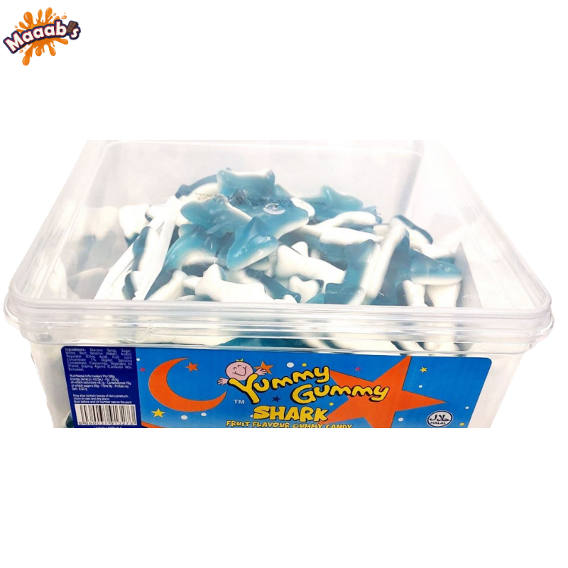 Yummy Gummy Tubs SHARKS 1000g