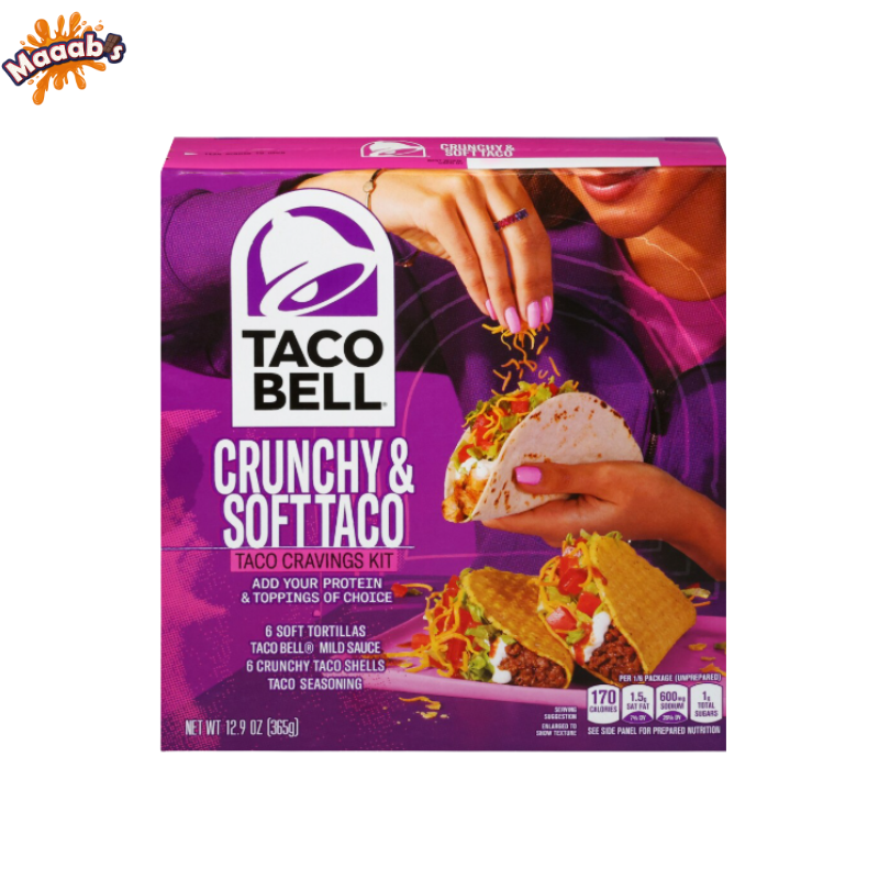 Taco Bell Crunchy Soft Dinner Kit 370g