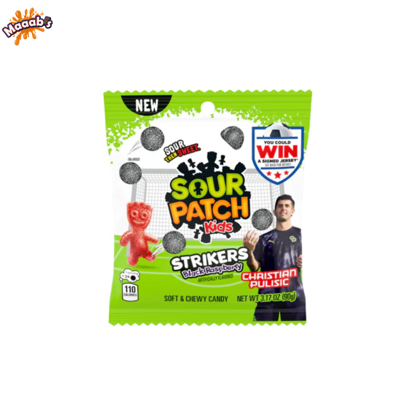 Sour Patch Kids Bags Striker Black Raspberry 102g (3.17oz)