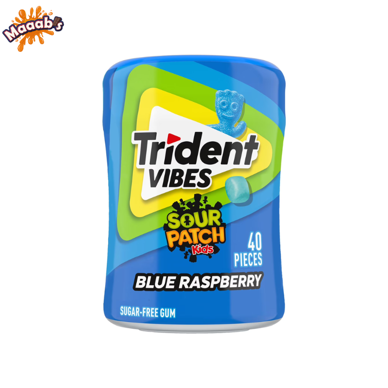 Trident Vibes Sour Patch kids Blue Rasberry