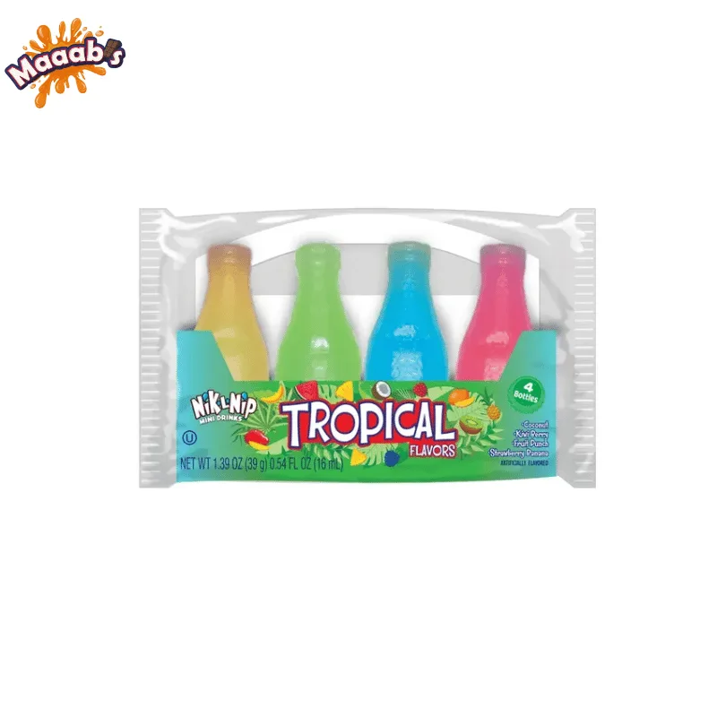 Nik L Nip Tropical Bottles 4pk (Reg) 39g