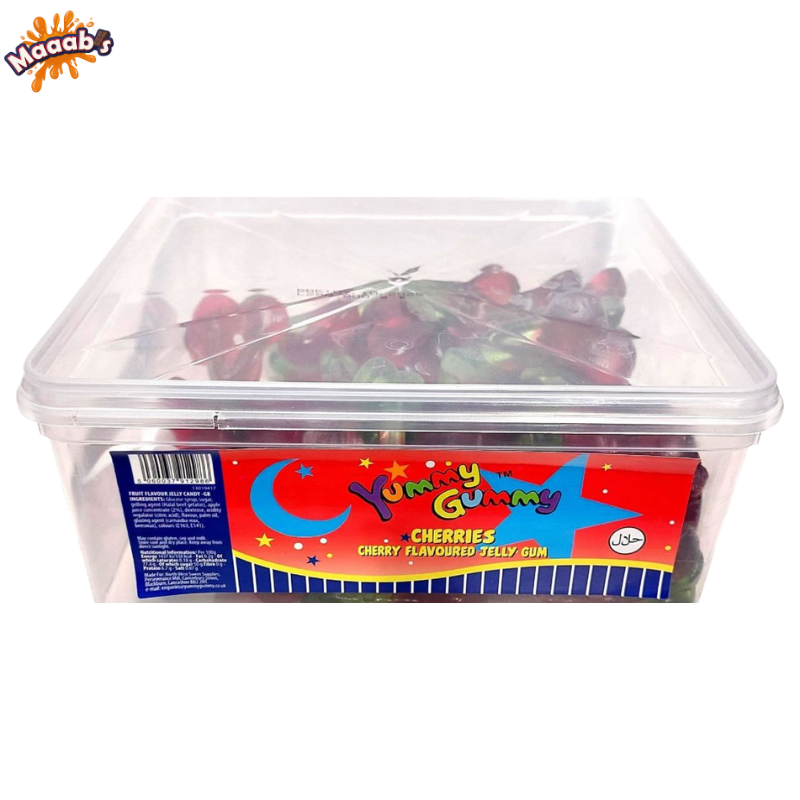 Yummy Gummy Tubs CHERRIES 1000g