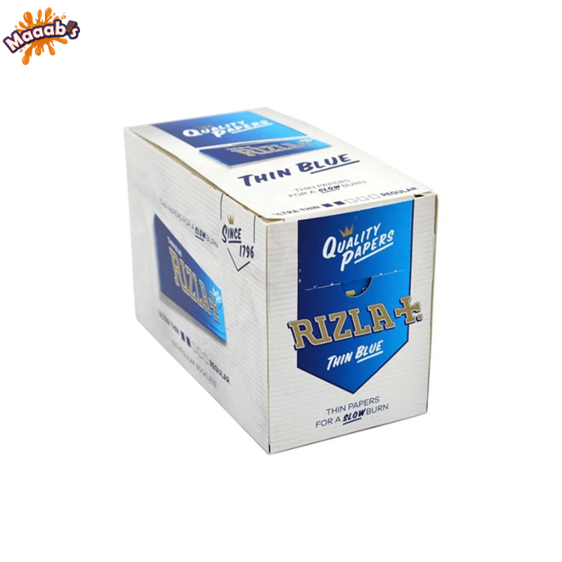 RIZLA Blue Regular Size Cigarette Rolling Papers