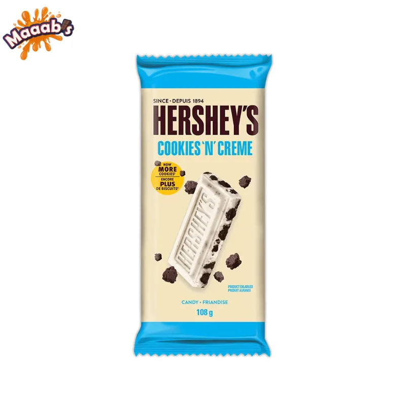 HERSHEYS Cookies N Creme Chocolate Bar 108g