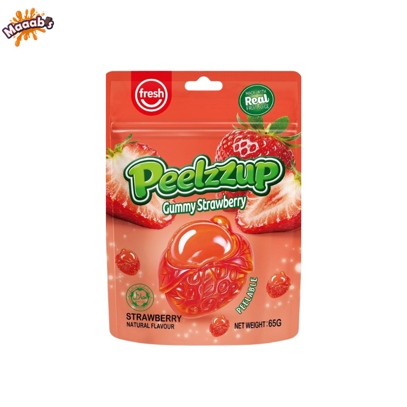 Peelzzup Gummy Strawberry Peelable 