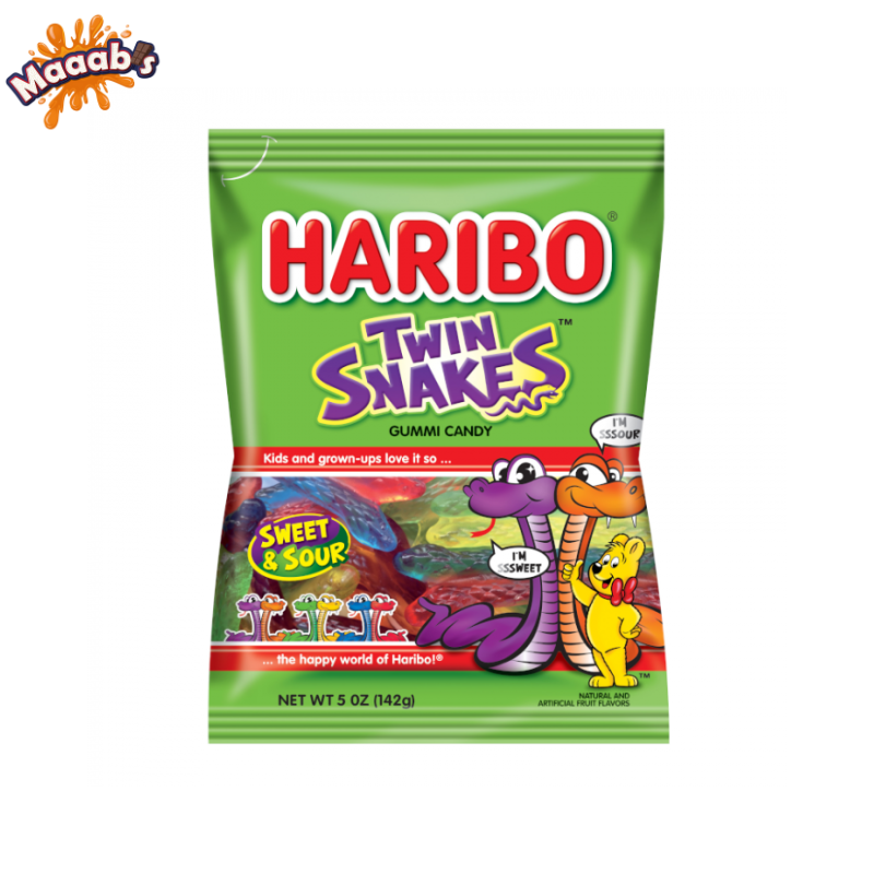 Haribo Twin Snakes @ 5oz (USA)