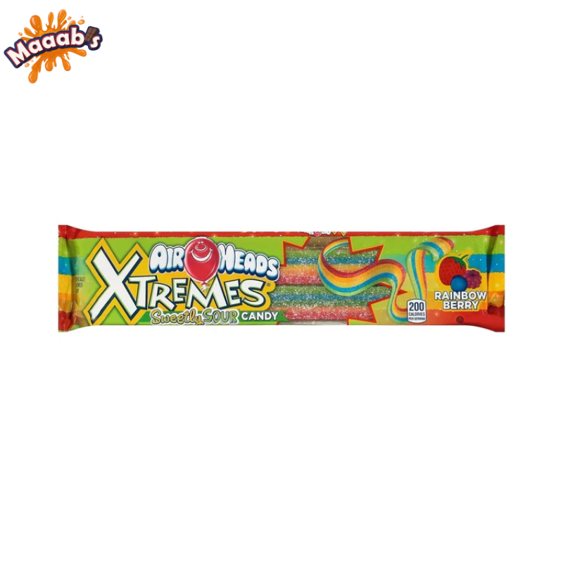 Airheads Extreme Sour Belt Rainbow 567g