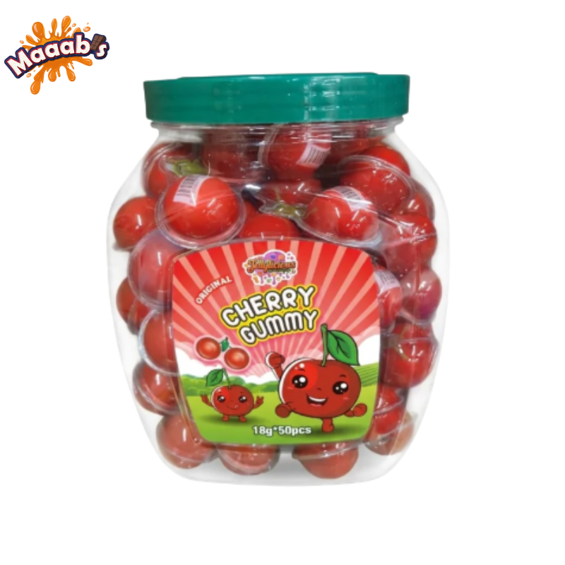 Jellylicious Jars Gummy Cherry18g