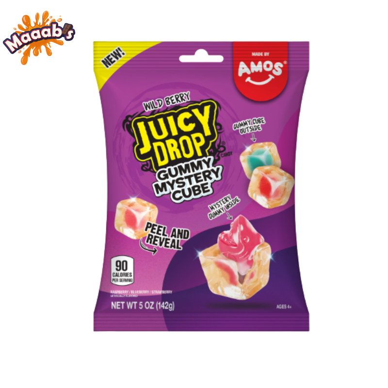 Juicy Drop Gummy Mystery Cube Wild Berry 142g (5oz)