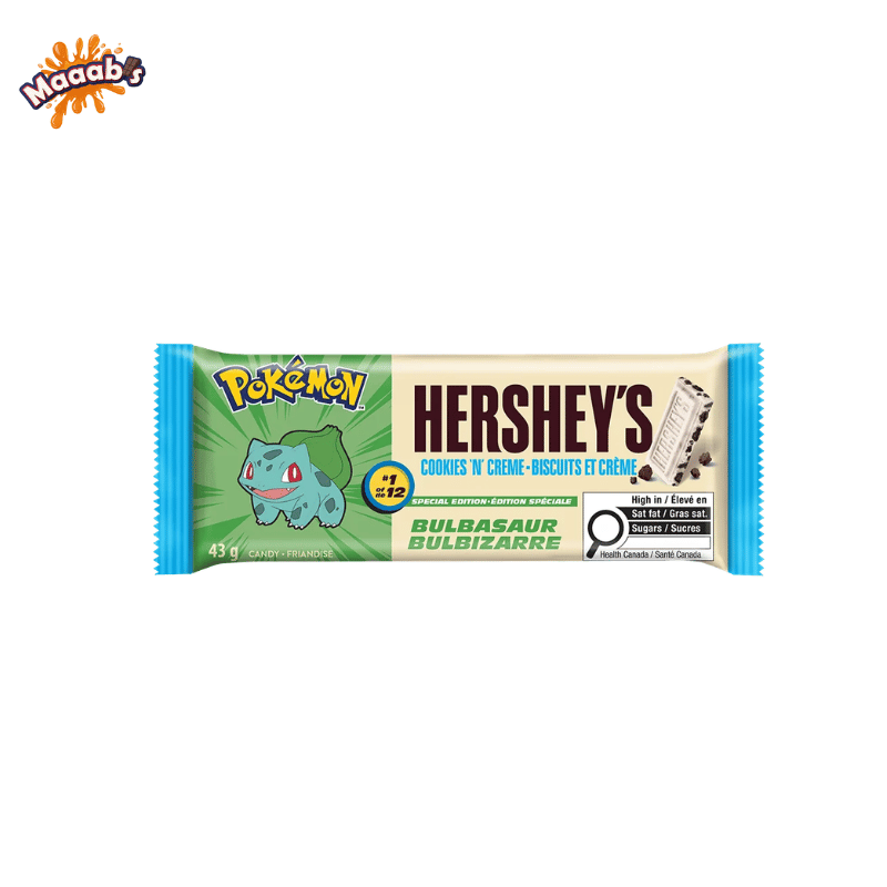 Hersheys Pokemon Cookies and Creme 43g