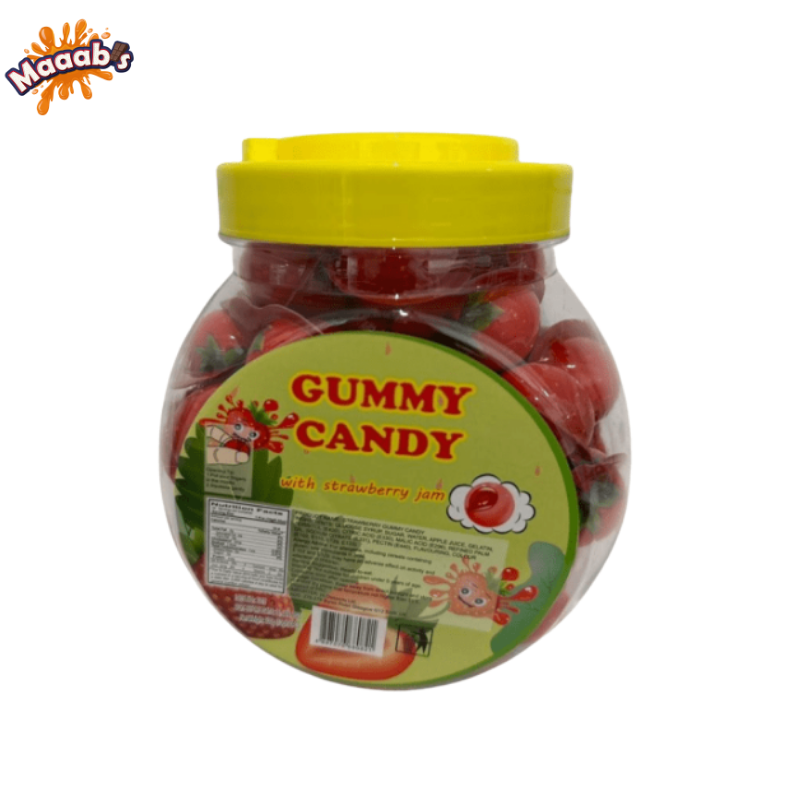 Cravings Gummy Candy Jars Strawberry Jam 10x50pcs
