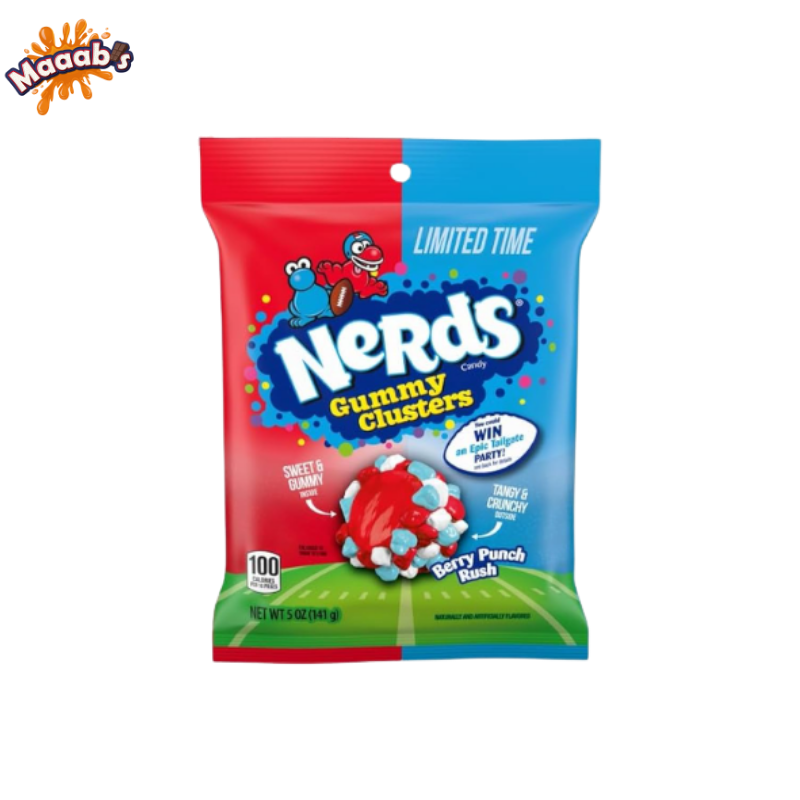 Nerds Gummy Clusters Berry Punch Rush Bags 5oz