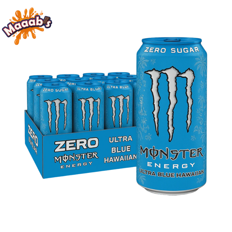 Monster Ultra Blue Hawaiian Punch 473ml 24 Pack USA