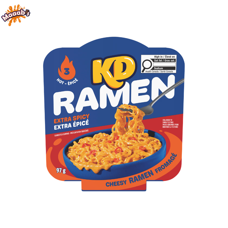 Kraft KD Dinner Ramen Cheesy Extra Spicy 97g