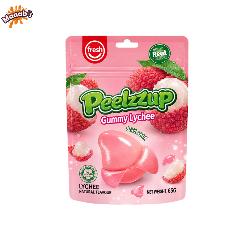 Peelzzup Gummy Lychee Peelable