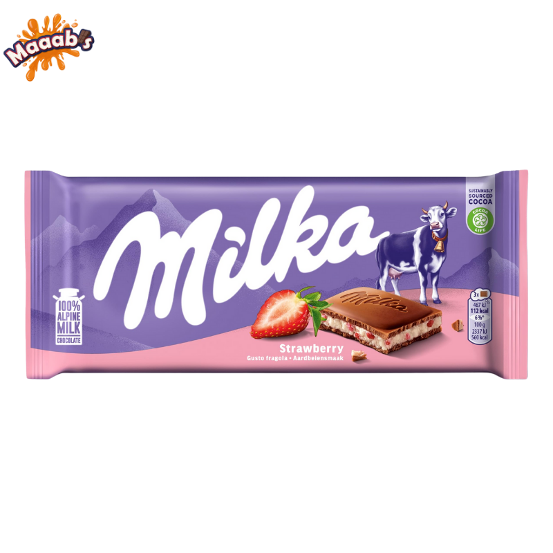 Milka Strawberry 100g 