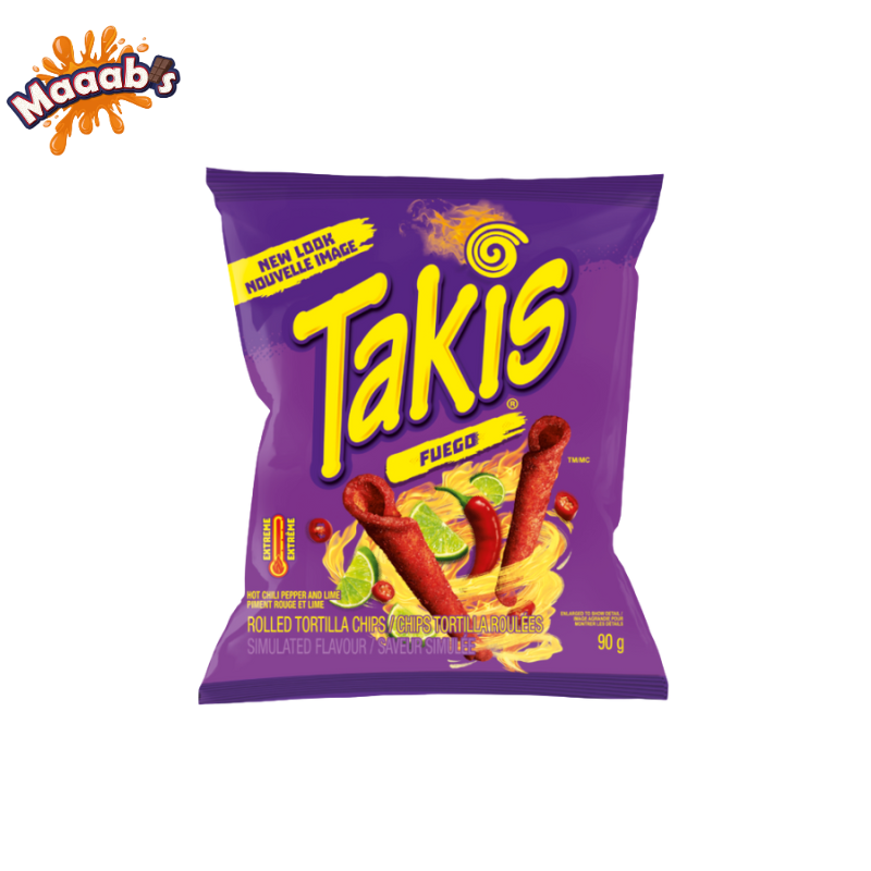 Takis Fuego 90gm-18 Pack-EU