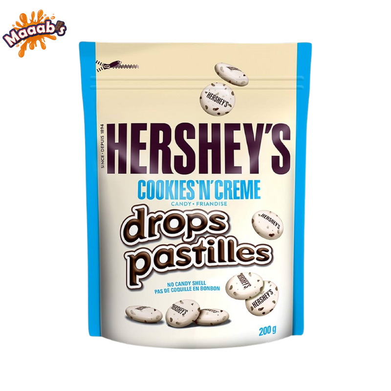 HERSHEY'S Drops Cookies 'N' Creme 200g