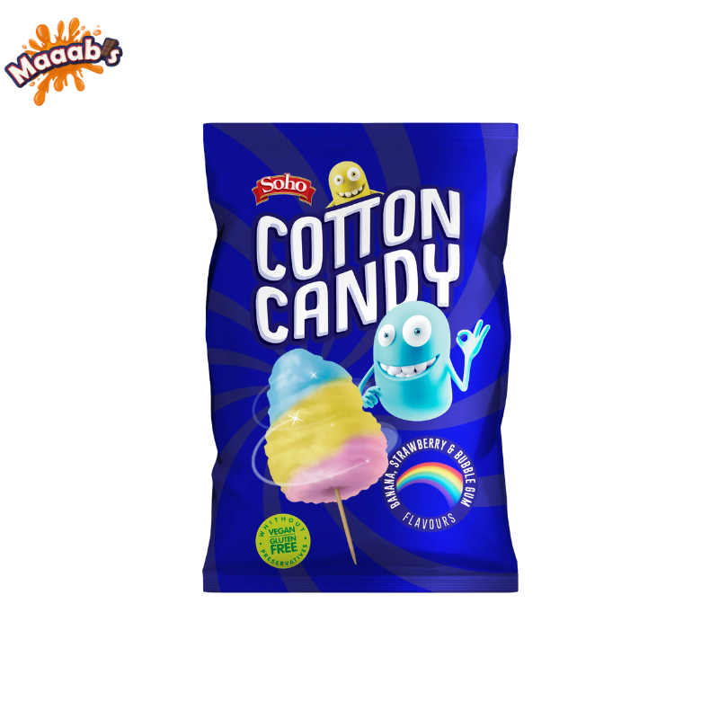 Soho Snacks Cotton Candy Rainbow Bag 75g
