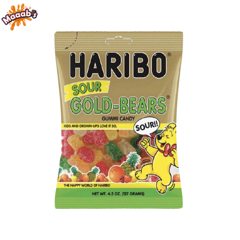 Haribo Sour Gold bears 4.5oz USA