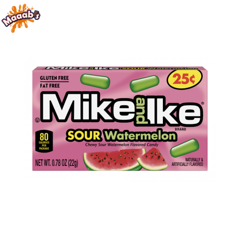 Mike and Ike Sour Watermelon 23g