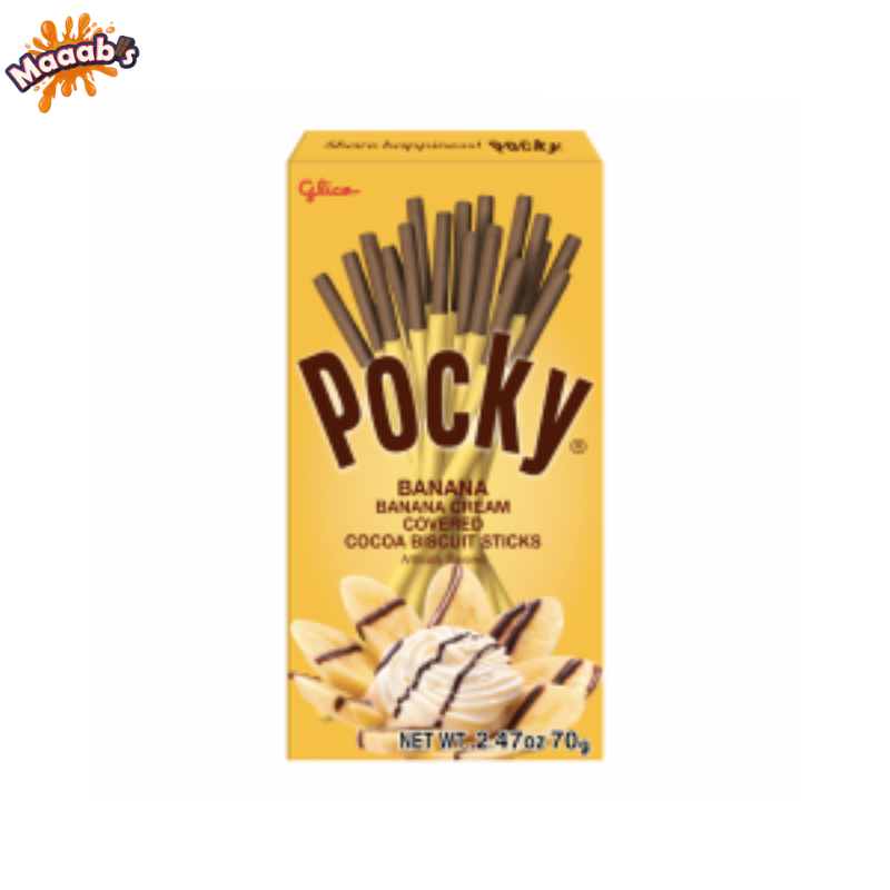 Pocky Banana Cream Covered 40g