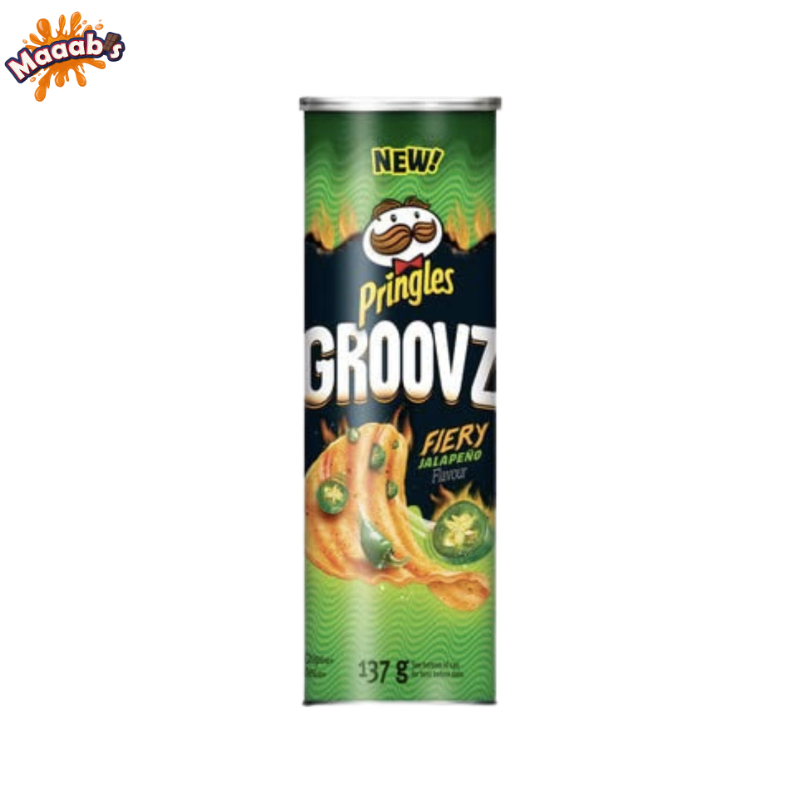 Pringles Groovz Fiery Jalapeno 158g