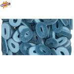 Yummy Gummy Tubs SOUR BLUE RASPBERRY RING 1000g thumbnail
