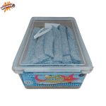 Yummy Gummy STRAWBERRY & RASPBERRY DUO SUPER SOUR BELTS 1200g thumbnail