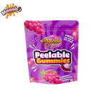 Jellylicious Gummies Peelable Grape 65g thumbnail