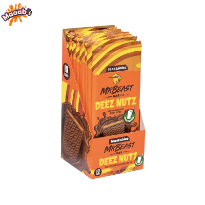 MR BEAST Deez Nutz peanut butter Chocolate Bar 60gm thumbnail