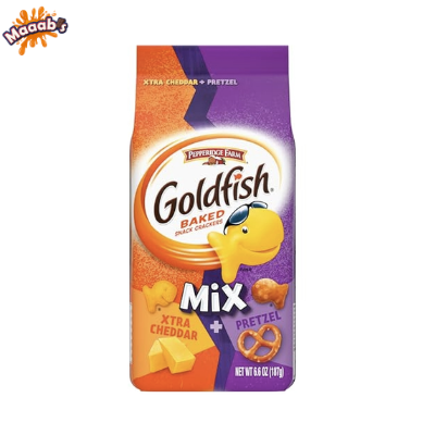 Gold Fish Mix Xtra Cheddar + Pretzel thumbnail
