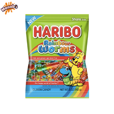 Haribo Rainbow Worms 5oz USA thumbnail