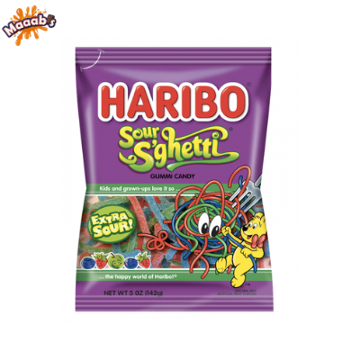 Haribo Sour Sghetti 5oz thumbnail