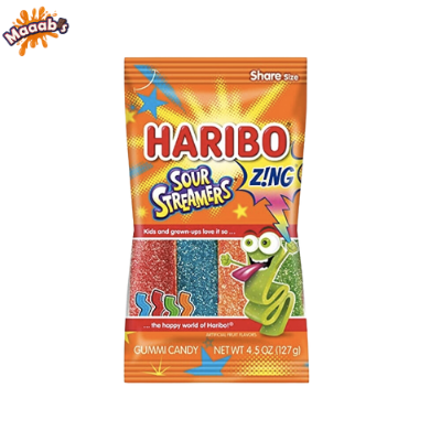 Haribo Zing Sour Streamers 4.5oz thumbnail