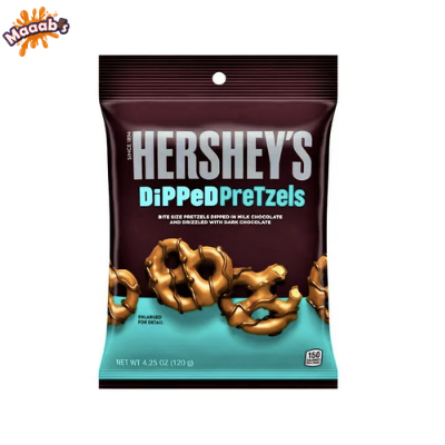 HERSHEY'S Dipped Pretzels cookies and creame 170g/12 thumbnail