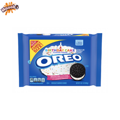Oreo Cookies Birthday Cake Family Pack 482gm thumbnail