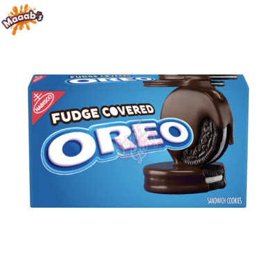 Oreo Cookies White Fudge Covered Oreo 240gm thumbnail
