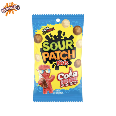 Peg Bags Sour Patch Kids Cola Bubbles 102g thumbnail