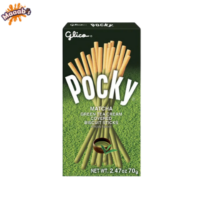 Pocky Matcha Green Tea Cream Covered Biscuits 40g thumbnail