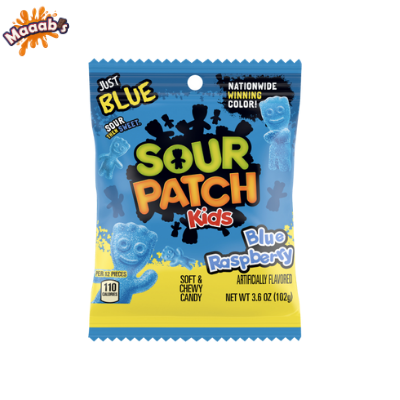 Sour Patch Kids Bags Blue Raspberry 102g thumbnail