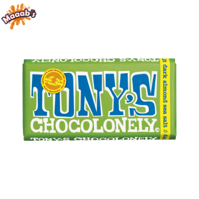 Tony Dark Chocolate Almonds and Sea salt 180g thumbnail
