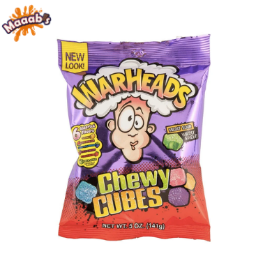 Warheads TB Chew Cubes 4oz thumbnail