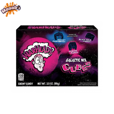 Warheads TB Galactic Mix Cubes 3.5 oz (99g) thumbnail